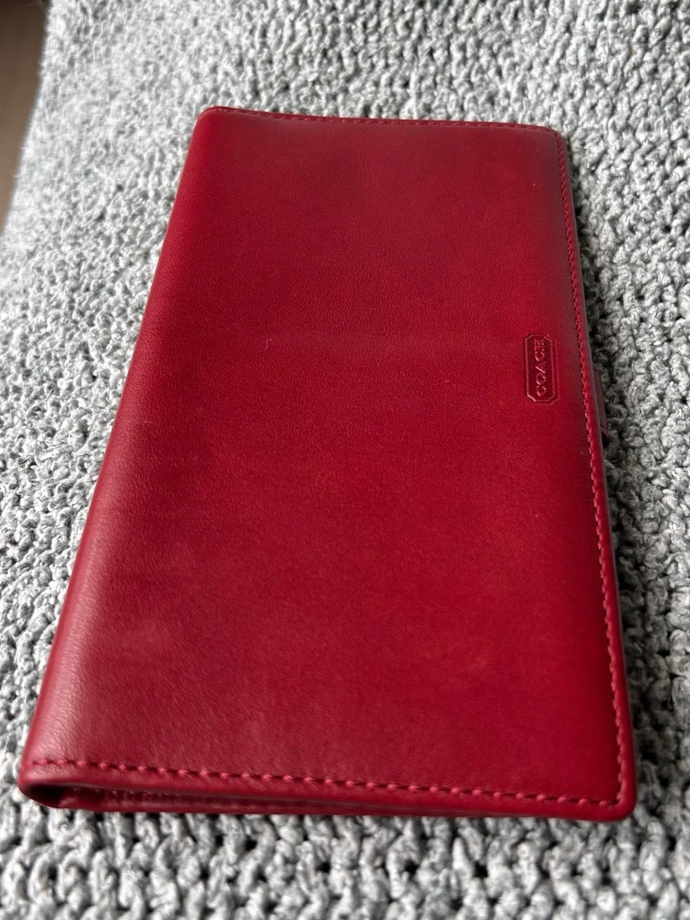 Vintage Coach checkbook wallet